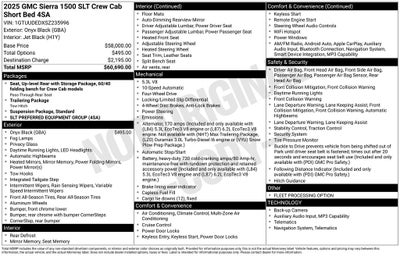 2025 GMC Sierra SLT