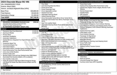 2024 Chevrolet Blazer RS