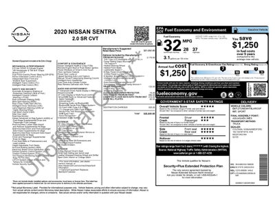 2020 Nissan Sentra SR
