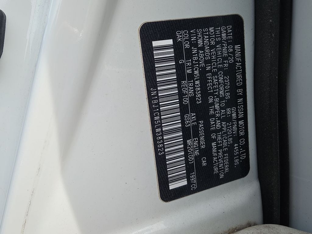 2020 Nissan Rogue Sport S