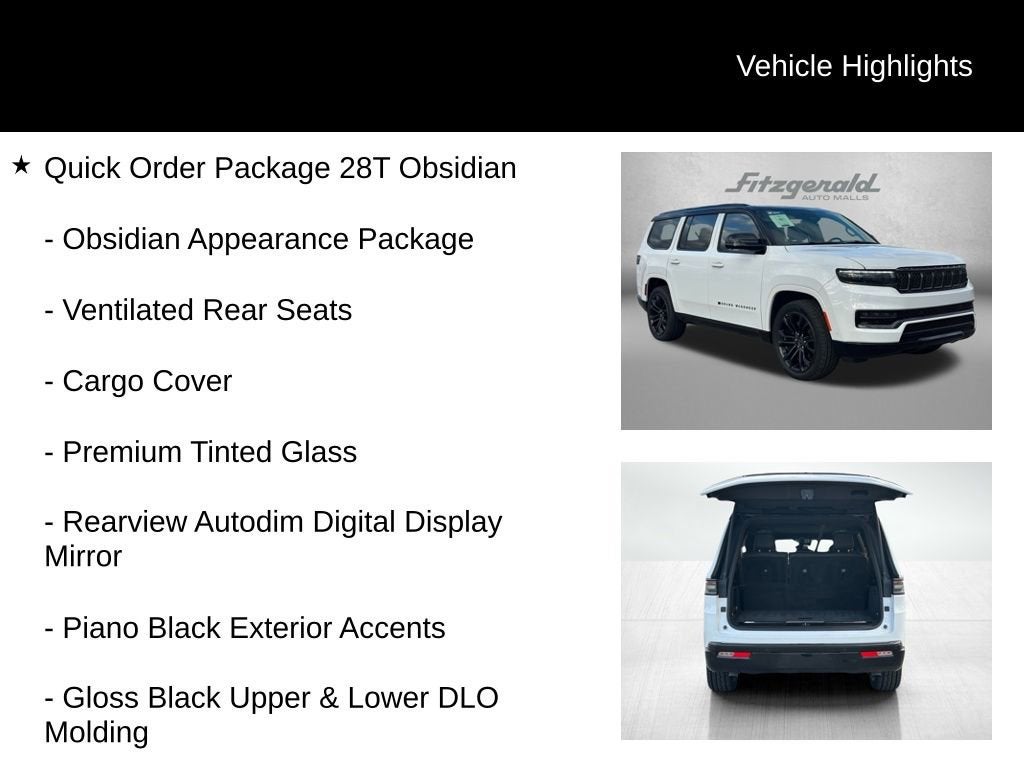 2024 Jeep Grand Wagoneer Series II Obsidian