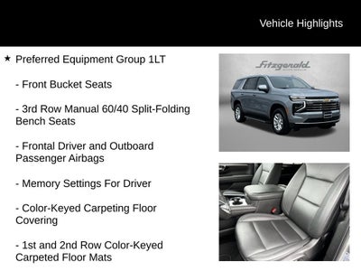 2025 Chevrolet Tahoe LT