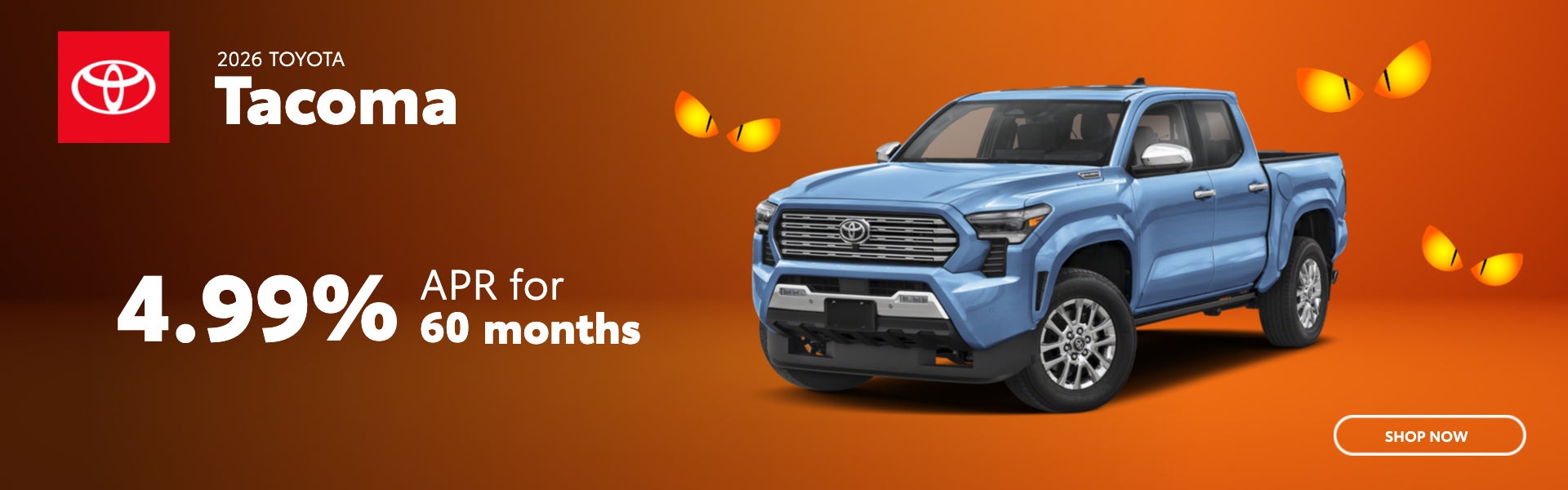2026 Toyota Tacoma Gas & Hybrid ( excludes TRD Pro and Trail